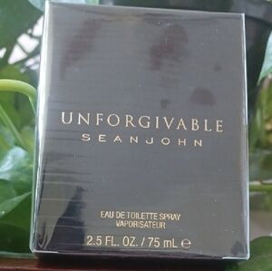 NWT Sean John Unforgivable Eau de Toilette in Black and Gold